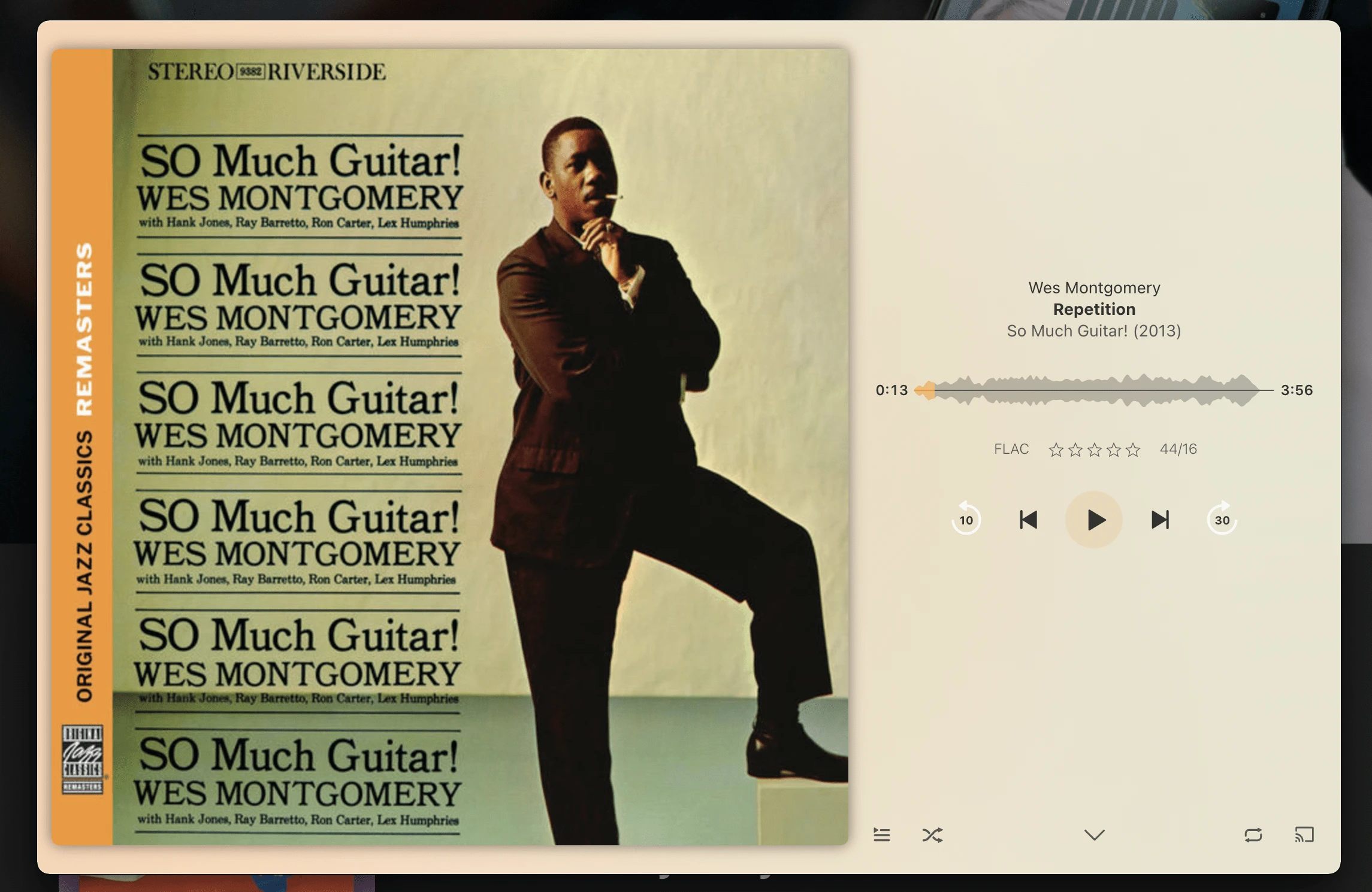 Wes Montgomery on Plexamp